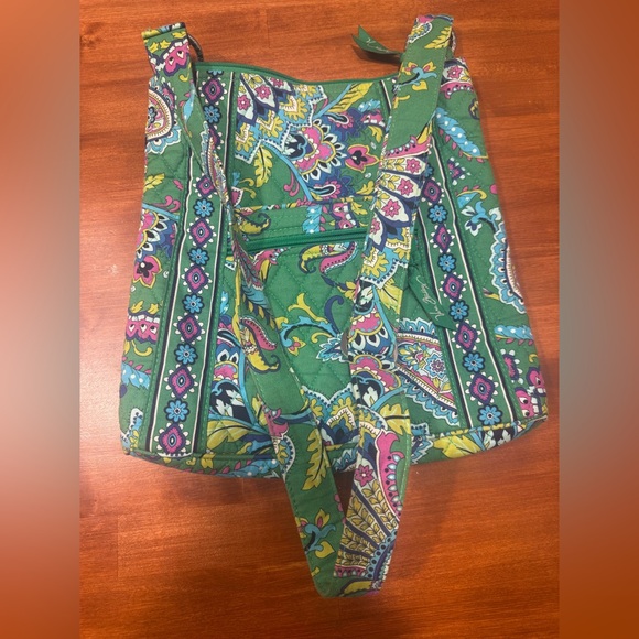 Vera Bradley Green Paisley Crossbody Bag - Picture 3 of 4